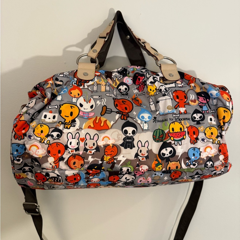 Lesportsac Tokidoki Weekender Duffel Bag in Inferno Print